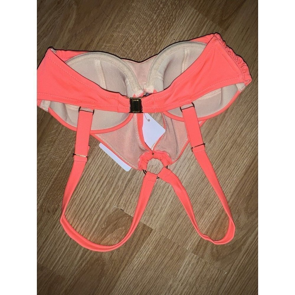 Nwt L’Agent by Agent Provocateur Adrina Swim Bikini Top Sexy Seductive XS 1C - Picture 6 of 7